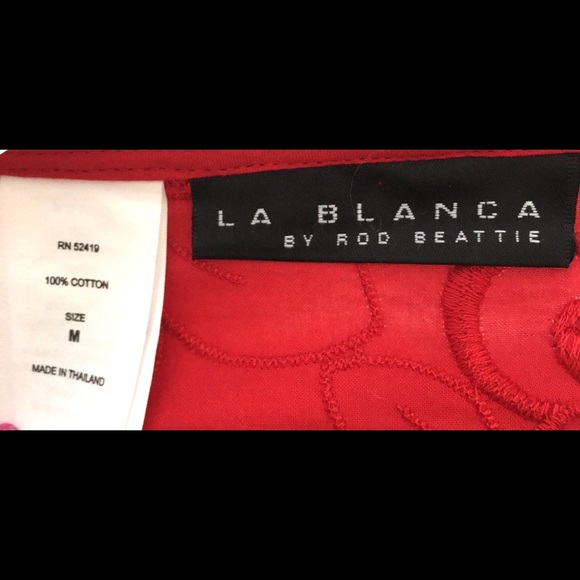 LABLANCA SWIMSUIT COVERUP BY ROD BEATTIE MEDIUM - NWT - Picture 3 of 4